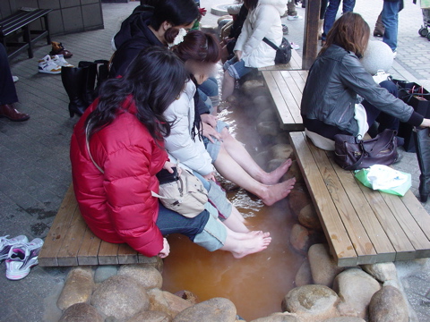有馬の足湯